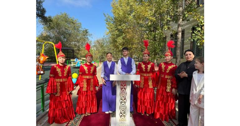 Открытие детской площадки